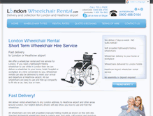 Tablet Screenshot of london-wheelchair-rental.com